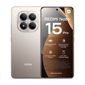 Xiaomi Redmi Note 15 Pro 4G Dual Sim 8GB RAM 256GB - Titanium