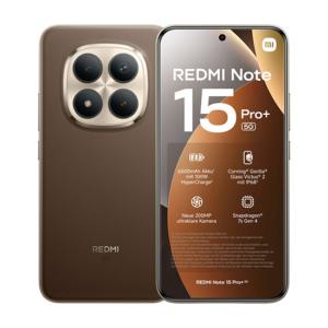 Xiaomi Redmi Note 15 Pro+ 5G Dual Sim 8GB RAM 256GB - Mocha Brown