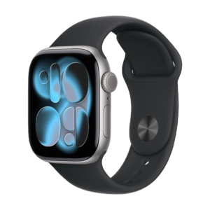 Watch Apple Watch Series 11 (2025) GPS 42mm Space Grey Aluminium Case with Black Sport Band M/L - Grey