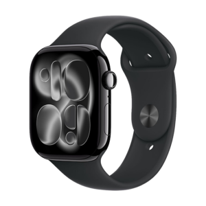 Watch Apple Watch Series 11 (2025) GPS 46mm Jet Black Aluminium Case with Black Sport Band M/L - Black